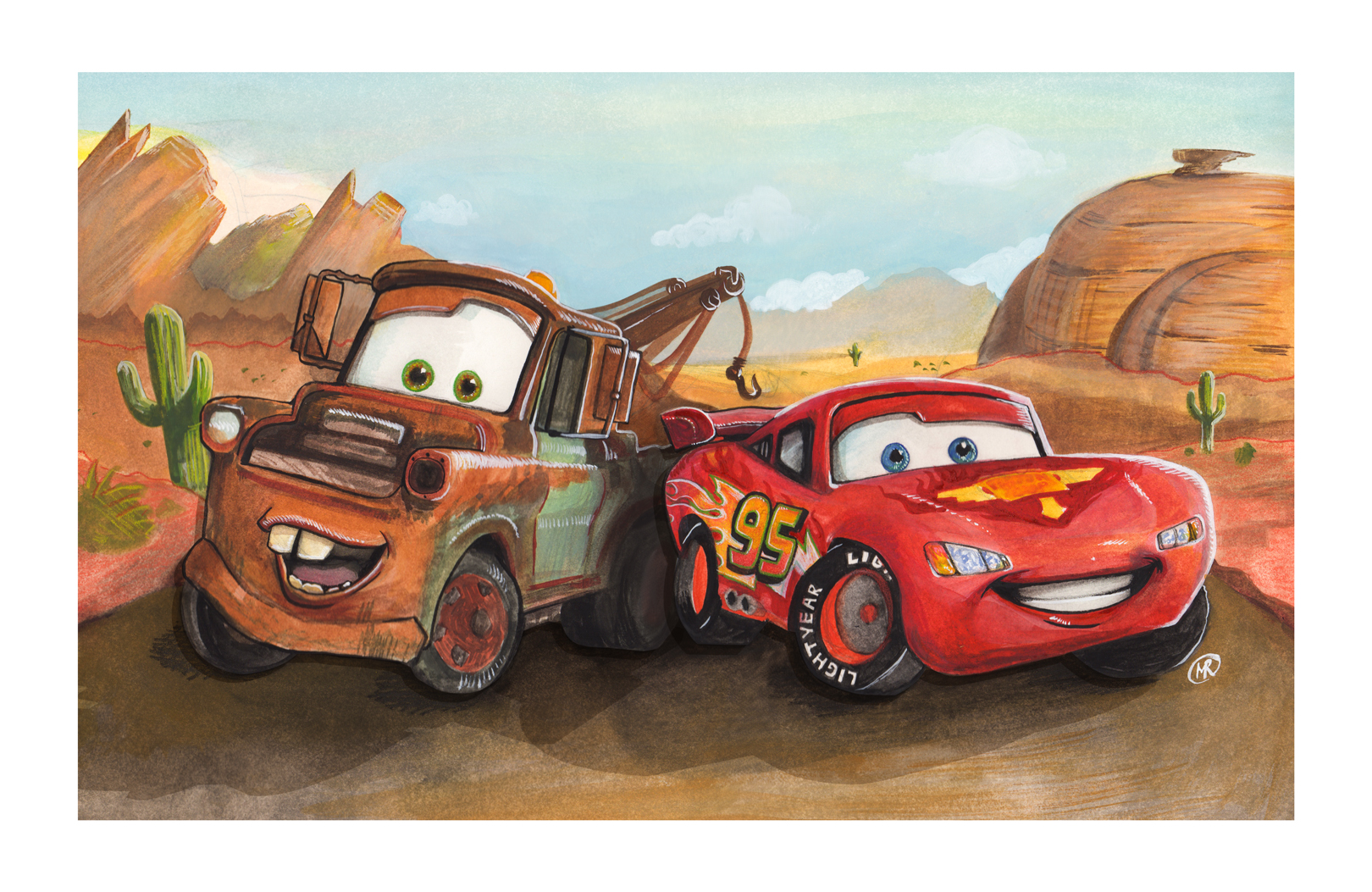 Michael Ramirez | Illustration - Disney's Cars